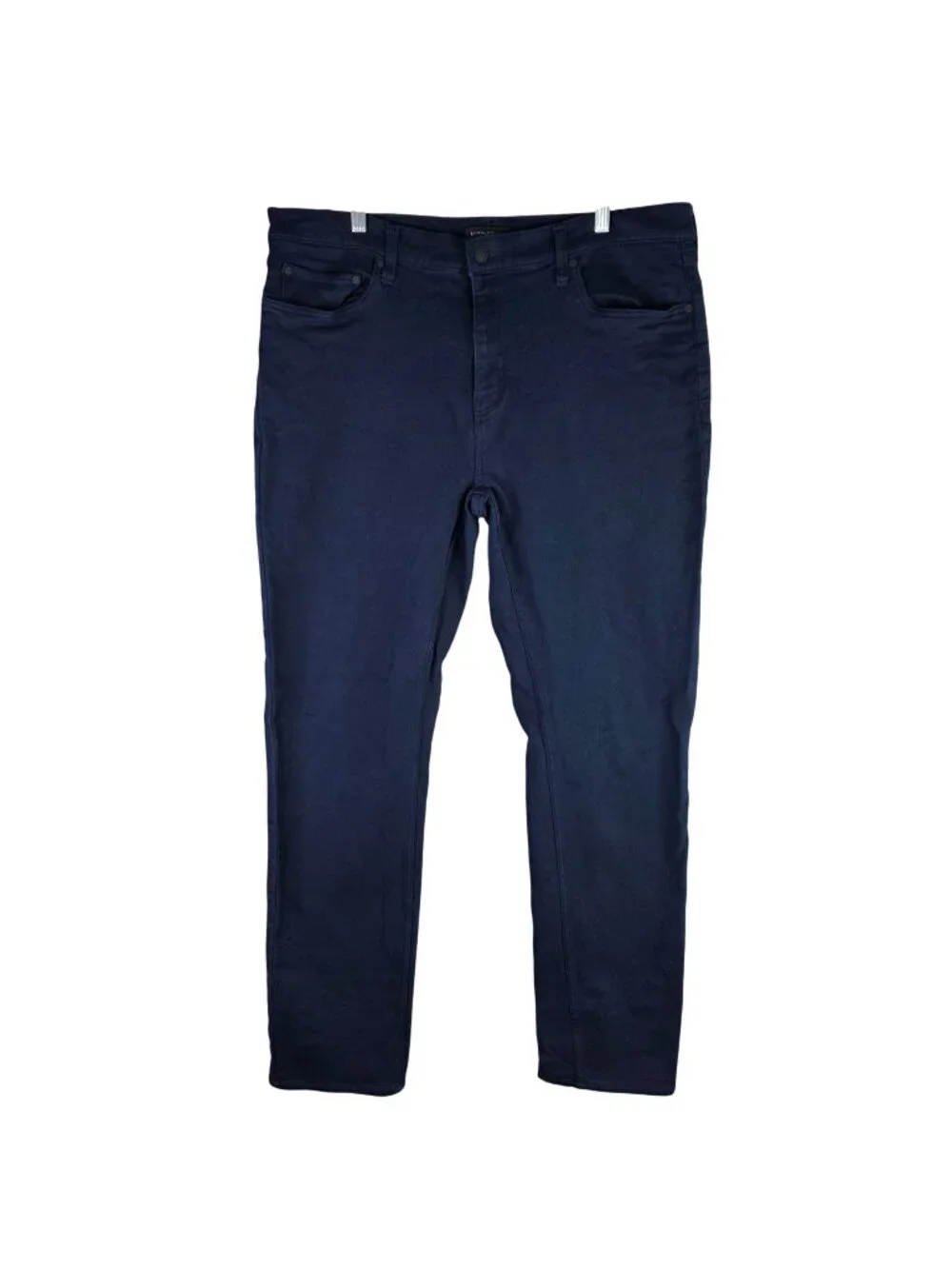 Mens Banana Republic Navy Blue Stretch Slim Fit Jeans Cotton Blend Size 38x34